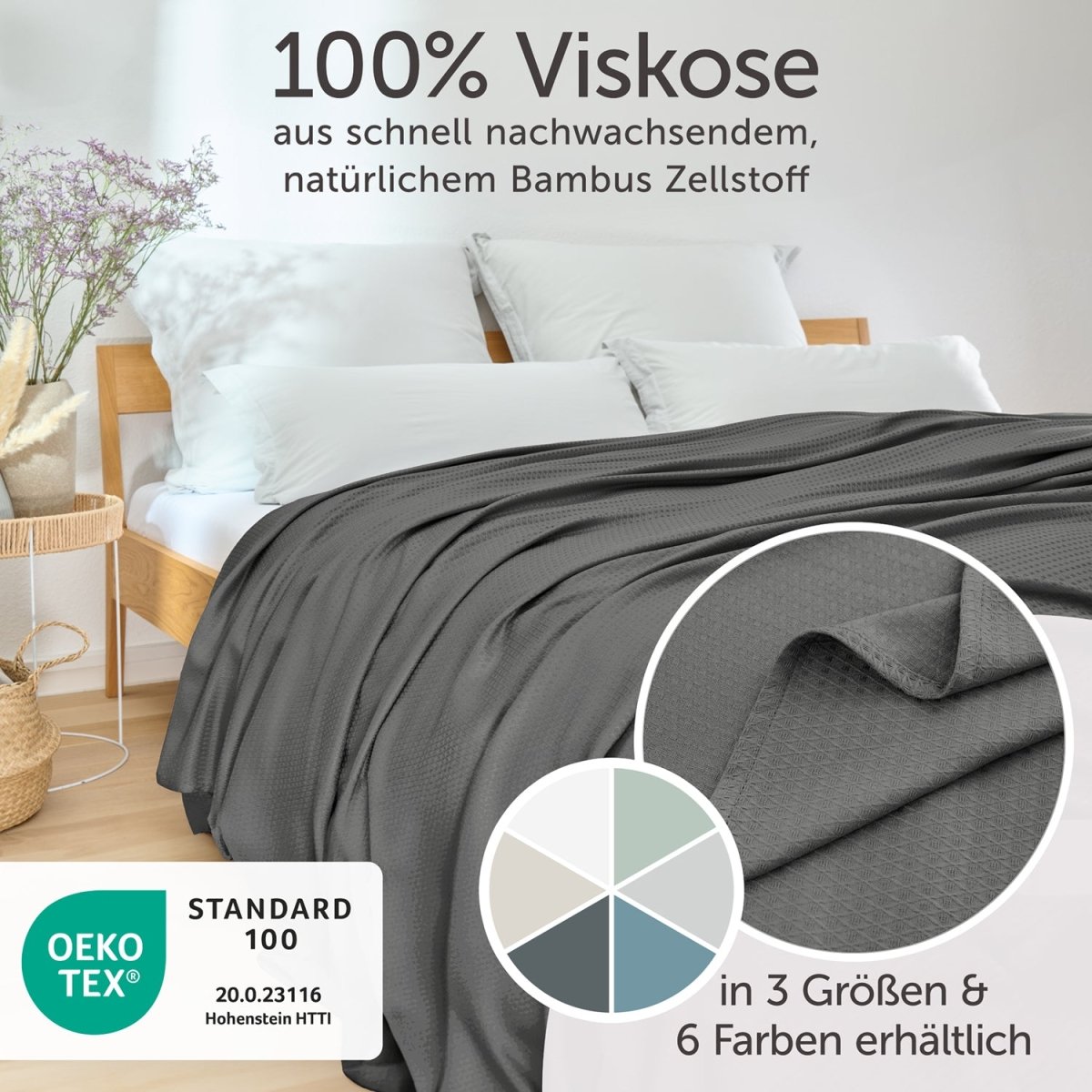 KÜHLDECKE aus Bambus