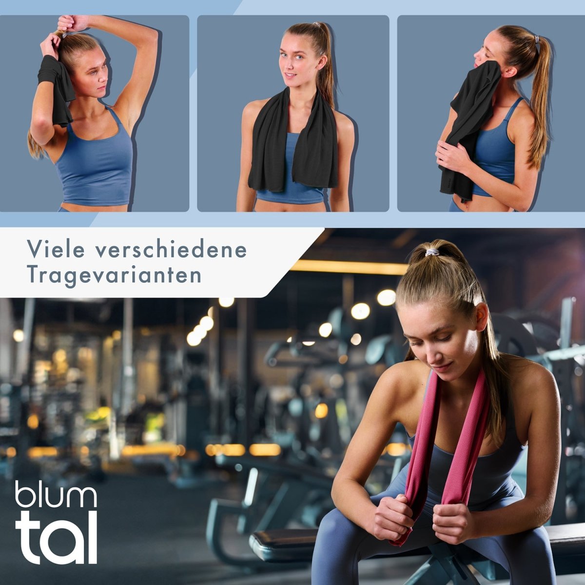 KÜHLHANDTUCH - aus Bambus - 