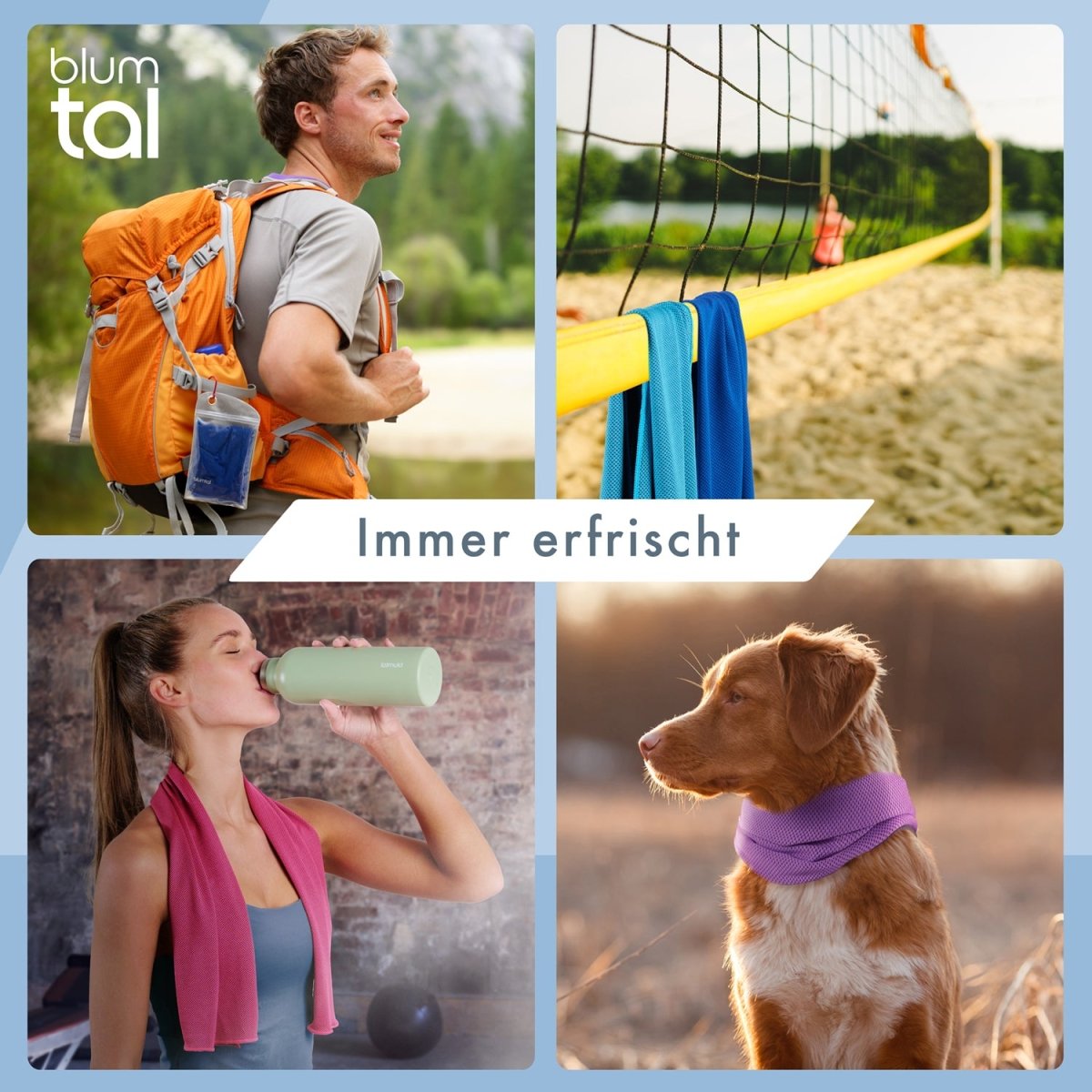 KÜHLHANDTUCH - aus Bambus - 