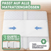 LIEBESBRÜCKE Lillhult - Matratzenschoner mit Matratzenkeil - 