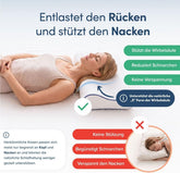 MEMORY FOAM KISSEN - Orthopädisches Nackenstützkissen, Höhenverstellbar-