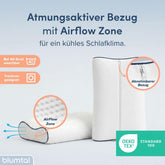 MEMORY FOAM KISSEN - Orthopädisches Nackenstützkissen, Höhenverstellbar-