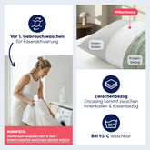 MILBENBEZUG FÜR KISSEN - Dermatest geprüft-