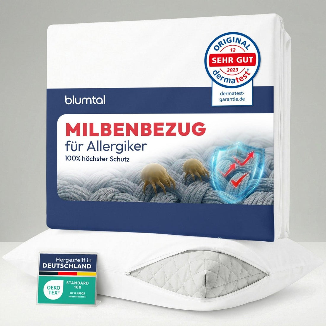 MILBENBEZUG FÜR KISSEN - Dermatest geprüft-