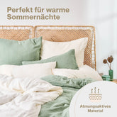 Musselin BETTWÄSCHE Vili aus Baumwolle, Oeko - Tex Zertifiziert - 