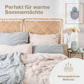 Musselin BETTWÄSCHE Vili aus Baumwolle, Oeko - Tex Zertifiziert - 
