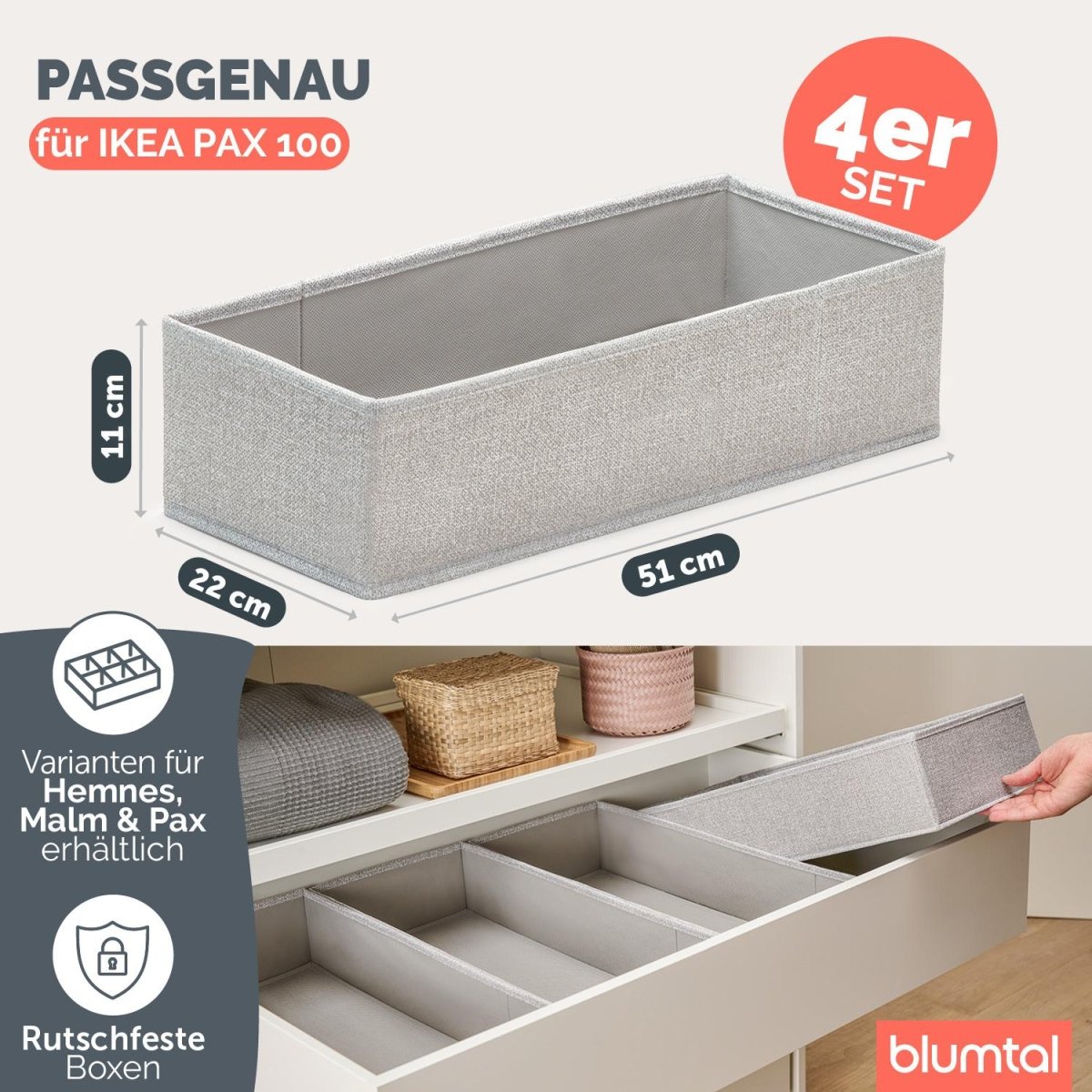 ORGANIZER Flisat Ordnungssystem - 