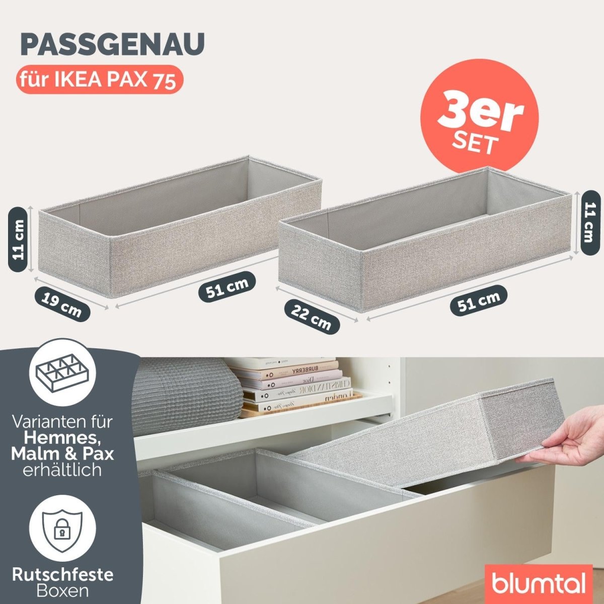 ORGANIZER Flisat Ordnungssystem - 