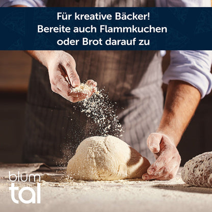 PIZZASTEIN aus Cordierit - Stein - 38x30 bis 900 C° - 