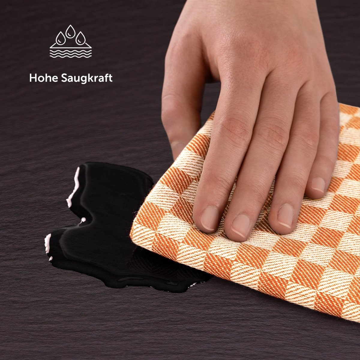 Premium GESCHIRRTÜCHER Set Markus, 50x70cm, Oekotex Zertifiziert - 