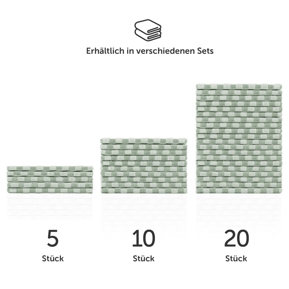 Premium GESCHIRRTÜCHER Set Markus, 50x70cm, Oekotex Zertifiziert - 
