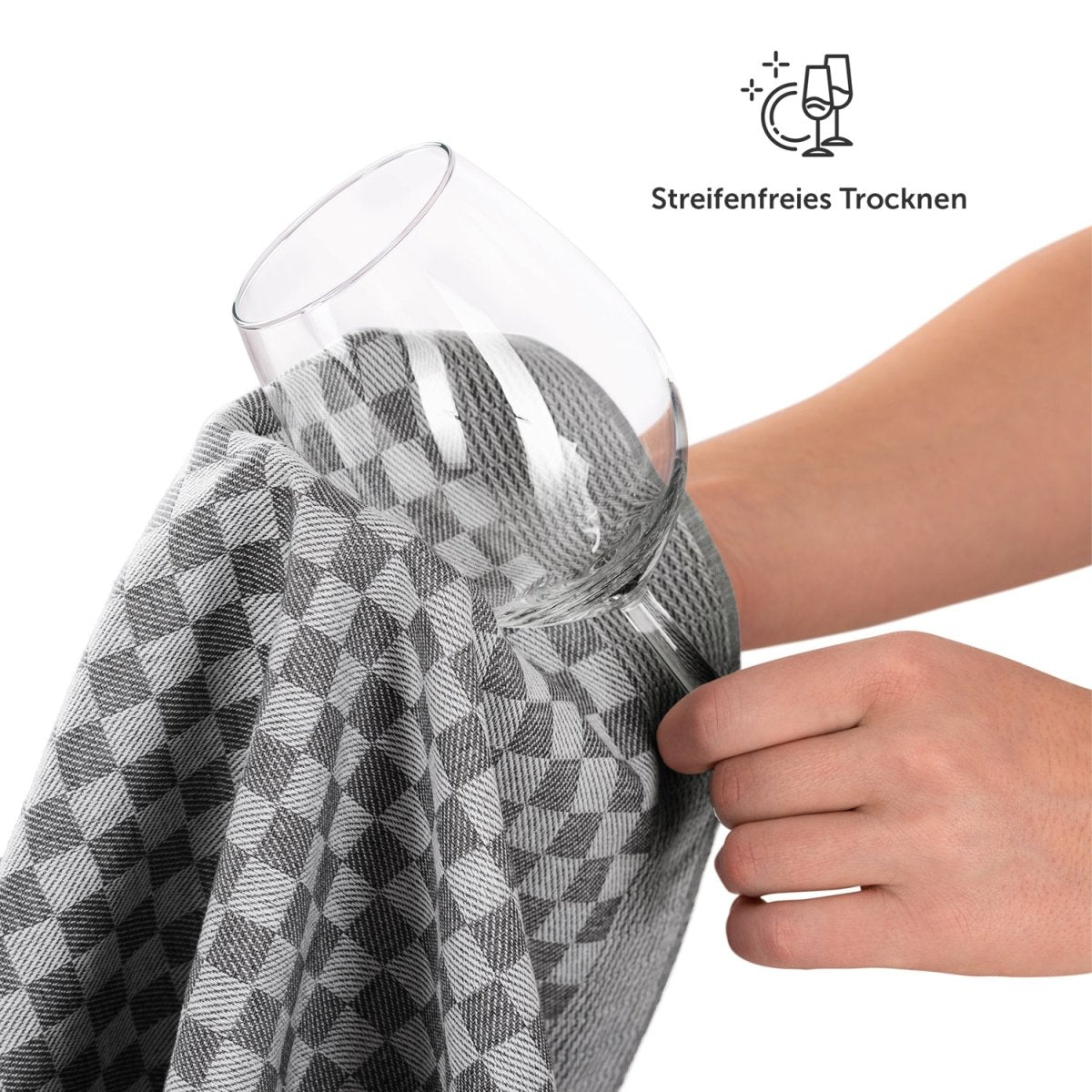 Premium GESCHIRRTÜCHER Set Markus, 50x70cm, Oekotex Zertifiziert - 