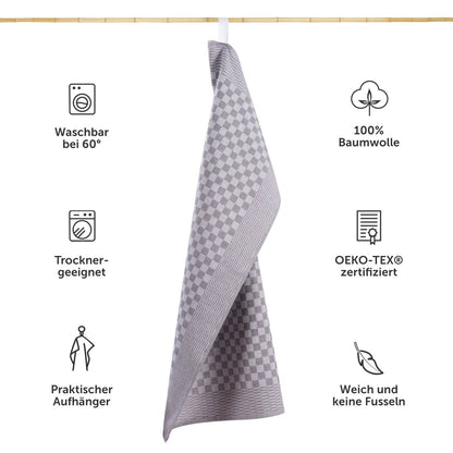 Premium GESCHIRRTÜCHER Set Markus, 50x70cm, Oekotex Zertifiziert - 