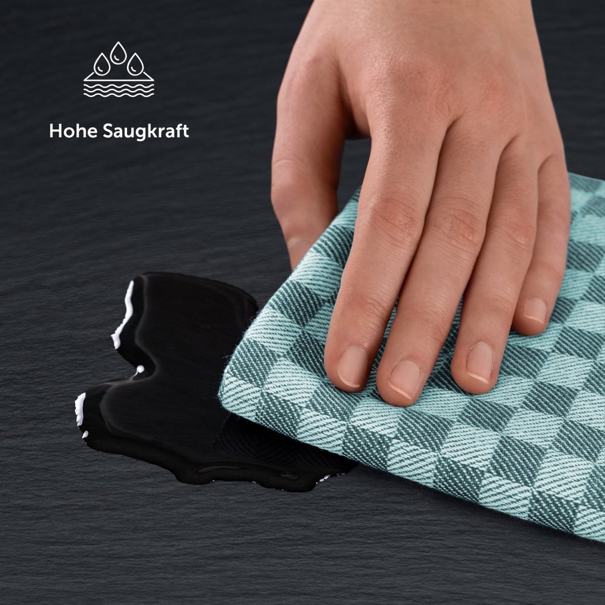 Premium GESCHIRRTÜCHER Set Markus, 50x70cm, Oekotex Zertifiziert - 