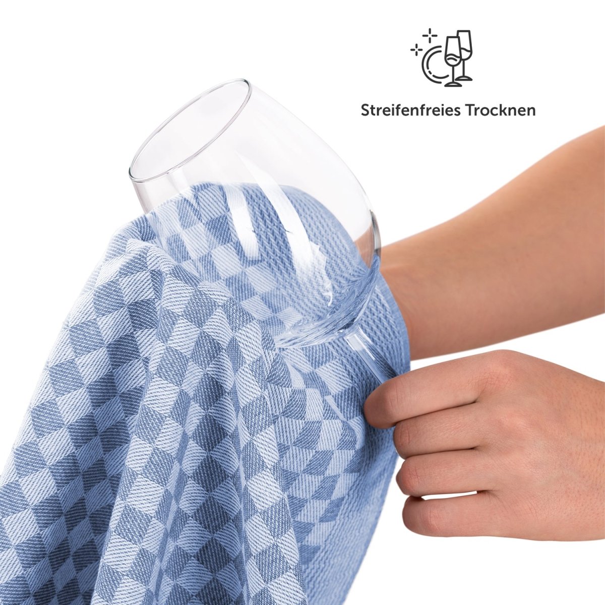 Premium GESCHIRRTÜCHER Set Markus, 50x70cm, Oekotex Zertifiziert - 