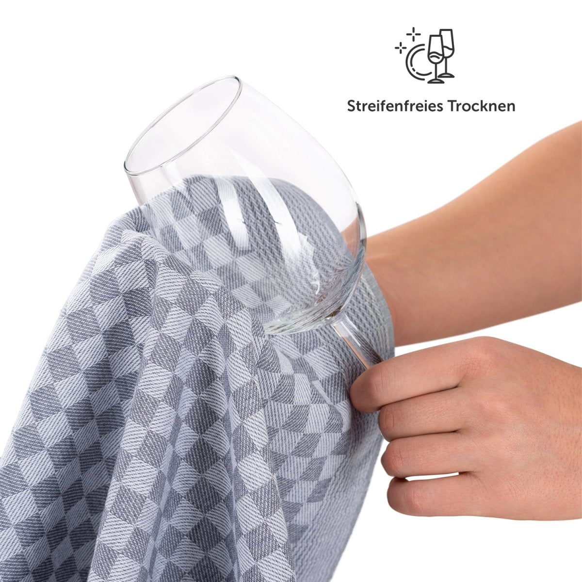 Premium GESCHIRRTÜCHER Set Markus, 50x70cm, Oekotex Zertifiziert - 