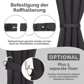 RAFFHATLER Hati für Vorhänge 2x - 
