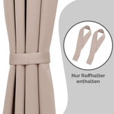 RAFFHATLER Hati für Vorhänge 2x - 