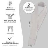 RAFFHATLER Hati für Vorhänge 2x - 