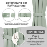 RAFFHATLER Hati für Vorhänge 2x - 