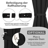 RAFFHATLER Hati für Vorhänge 2x - 