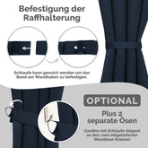 RAFFHATLER Hati für Vorhänge 2x - 