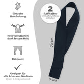 RAFFHATLER Hati für Vorhänge 2x - 