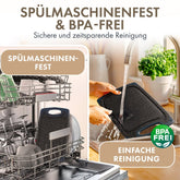 SCHNEIDEBRETT aus Kunststoff mit Saftrillen + Set & Farben - 
