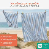 Seersucker BETTWÄSCHE Mani aus 50% Baumwolle & 50% Viskose - Oeko - Tex zertifiziert - 