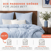 Seersucker BETTWÄSCHE Mani aus 50% Baumwolle & 50% Viskose - Oeko - Tex zertifiziert - 