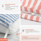 Seersucker BETTWÄSCHE Mani aus 50% Baumwolle & 50% Viskose - Oeko - Tex zertifiziert - 