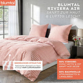 Seersucker BETTWÄSCHE Mani aus 50% Baumwolle & 50% Viskose - Oeko - Tex zertifiziert - 
