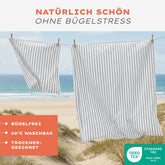 Seersucker BETTWÄSCHE Mani aus 50% Baumwolle & 50% Viskose - Oeko - Tex zertifiziert - 