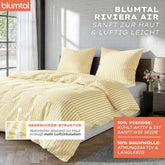 Seersucker BETTWÄSCHE Mani aus 50% Baumwolle & 50% Viskose - Oeko - Tex zertifiziert - 
