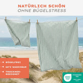 Seersucker BETTWÄSCHE Mani aus 50% Baumwolle & 50% Viskose - Oeko - Tex zertifiziert - 