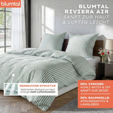 Seersucker BETTWÄSCHE Mani aus 50% Baumwolle & 50% Viskose - Oeko - Tex zertifiziert - 