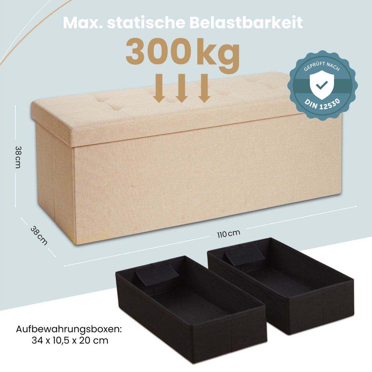 SITZBANK mit Stauraum - 