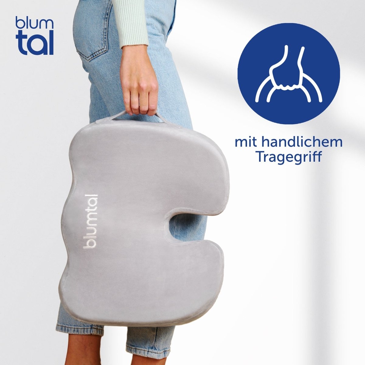 SITZKISSEN für Bürostühle - Keilkissen in 3 Härtegraden-