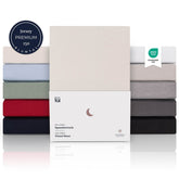 SPANNBETTLAKEN Leander - Premium aus Baumwolle, Oekotex Zertifiziert - 