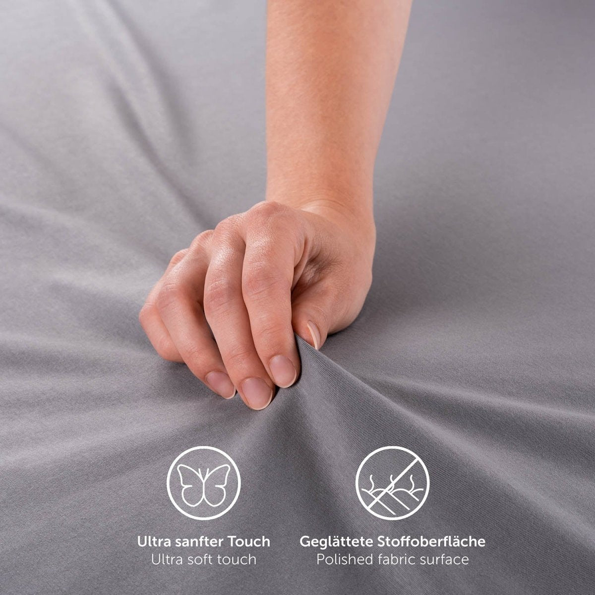 SPANNBETTLAKEN Leander - Premium aus Baumwolle, Oekotex Zertifiziert - 