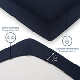 SPANNBETTLAKEN Leander - Premium aus Baumwolle, Oekotex Zertifiziert - 
