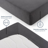 SPANNBETTLAKEN Molly - Basic aus Baumwolle, Oeko - TEX Zertifiziert - 