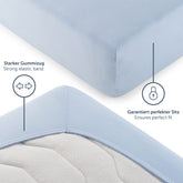 SPANNBETTLAKEN Molly - Basic aus Baumwolle, Oeko - TEX Zertifiziert - 