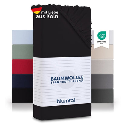 SPANNBETTLAKEN Molly - Basic aus Baumwolle, Oeko - TEX Zertifiziert - 