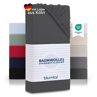SPANNBETTLAKEN Molly - Basic aus Baumwolle, Oeko - TEX Zertifiziert - 