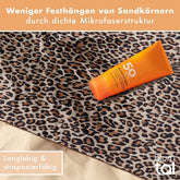 STRANDHANDTUCH aus Mikrofaser - 90x180cm kompakt und schnelltrocknend-