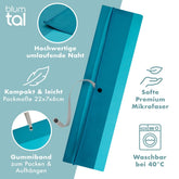 STRANDHANDTUCH aus Mikrofaser - 90x180cm kompakt und schnelltrocknend - 