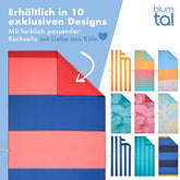 STRANDHANDTUCH aus Mikrofaser - 90x180cm kompakt und schnelltrocknend-