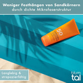 STRANDHANDTUCH aus Mikrofaser - 90x180cm kompakt und schnelltrocknend-