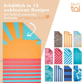 STRANDHANDTUCH aus Mikrofaser - 90x180cm kompakt und schnelltrocknend-